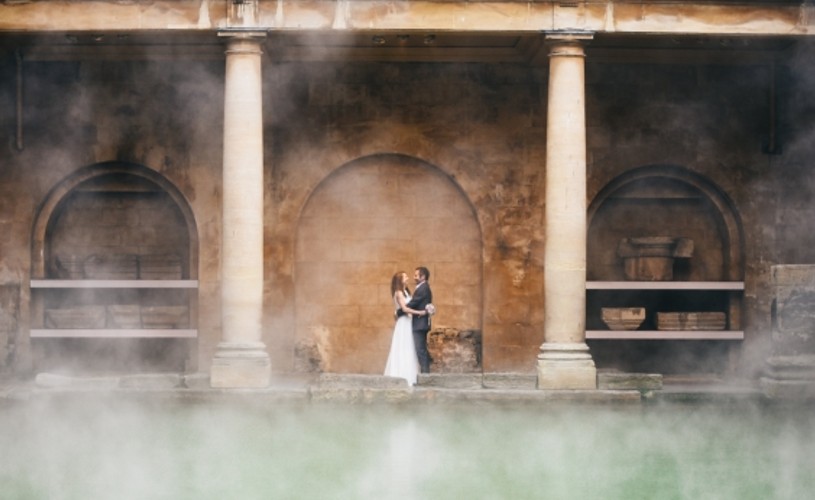 A wedding at The Roman Baths